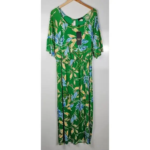 green emerald velvet dress Shahida Parides - Embellished Maxi Dress main image 0